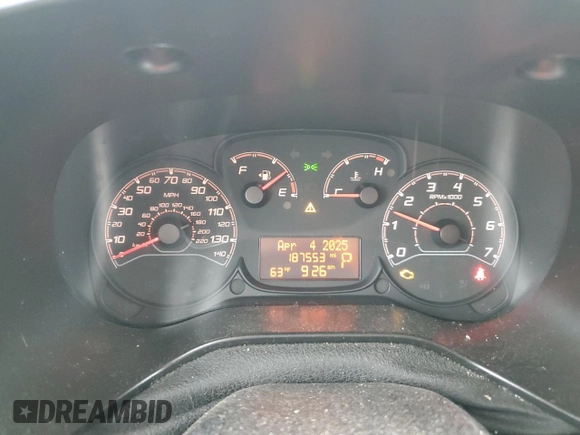 2016 Ram ProMaster City Cargo Tradesman SLT with VIN ZFBERFBT4G6B08446, listed as a Copart auction lot 51034355 with 187,553 mi miles and Salvage title. Bid and sale history available at DreamBid. Image 9.