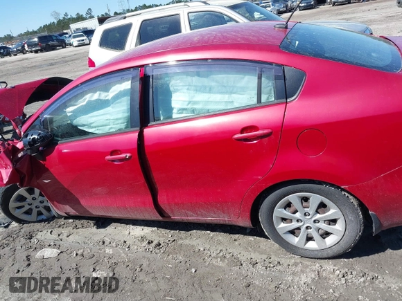 2015 Kia Rio LX with VIN KNADM4A39F6496537, listed as a IAAI auction lot 41795758 with 1 mi miles. Bid and sale history available at carsss.com. Image 14.