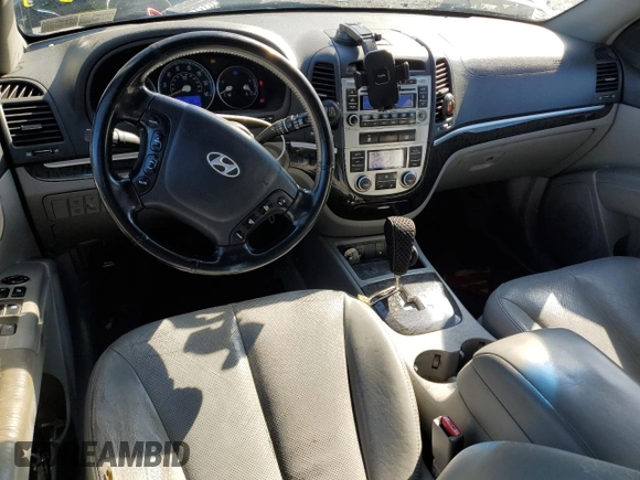 2007 Hyundai Santa Fe SE with VIN 5NMSH73E77H125590, listed as a Copart auction lot 56224455 with 185,319 mi miles and Salvage title. Bid and sale history available at DreamBid. Image 8.