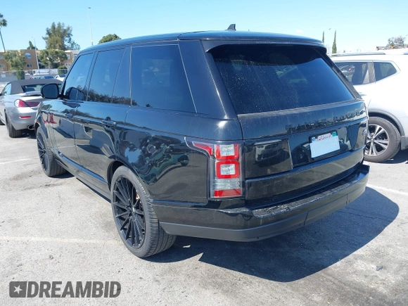 2016 Land Rover Range Rover with VIN SALGR2VF6GA250207, listed as a IAAI auction lot 41760257 with 114,169 mi miles. Bid and sale history available at carsss.com. Image 3.