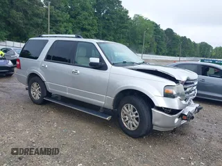 2014 Ford Expedition Limited z VIN 1FMJU1K5XEEF29131, wystawiony jako IAAI lot #42505880 z przebiegiem 252 835 mil mil oraz . Historia ofert i sprzedaży dostępna na DreamBid. Obrazek 1.