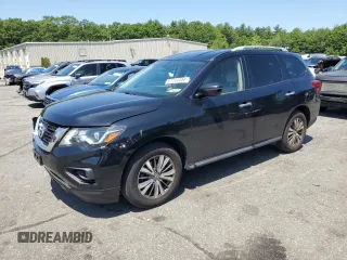 2018 Nissan Pathfinder SL with VIN 5N1DR2MM8JC629579, listed as a Copart auction lot 61764855 with 175,885 mi miles and Salvage title. Bid and sale history available at DreamBid. Image 1.