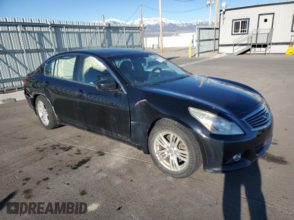 2013 Infiniti G37 x with VIN JN1CV6AR7DM759681, listed as a Copart auction lot 50540095 with 147,741 mi miles and Salvage Title. Bid and sale history available at carsss.com. Image 4.