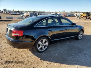 2008 Audi A6 with VIN WAUEV94F08N067459, listed as a Copart auction lot 87861655 with 34,500 mi miles and Salvage title. Bid and sale history available at DreamBid. Image 3.