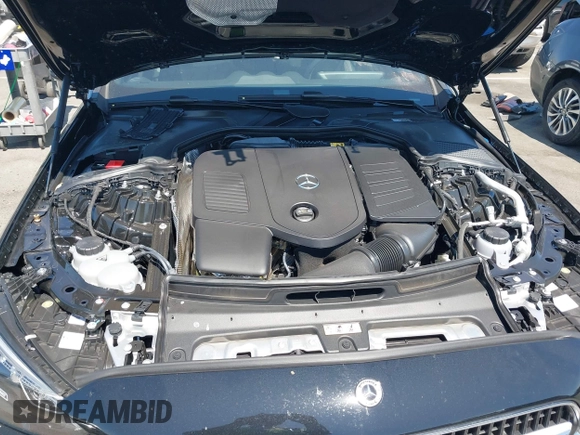2025 Mercedes-Benz C 300 with VIN W1KAF4GB5SR281640, listed as a IAAI auction lot 42668491 with 1,869 mi miles and . Bid and sale history available at DreamBid. Image 10.