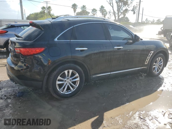 2011 Infiniti FX35 with VIN JN8AS1MU9BM711567, listed as a Copart auction lot 73871934 with 0 mi miles and Non Repairable. Bid and sale history available at carsss.com. Image 3.