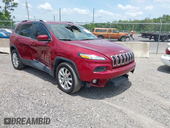 2017 Jeep Cherokee Limited with VIN 1C4PJLDSXHW653517, listed as a IAAI auction lot 42188367 with 152,441 mi miles. Bid and sale history available at carsss.com. Image 1.