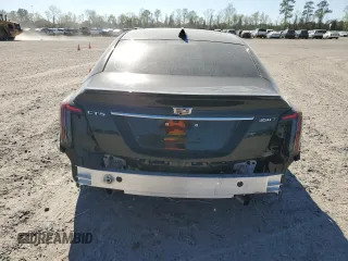 2025 Cadillac CT5 Sport with VIN 1G6DP5RK9S0112073, listed as a Copart auction lot 49506065 with 7,277 mi miles and Salvage title. Bid and sale history available at DreamBid. Image 6.