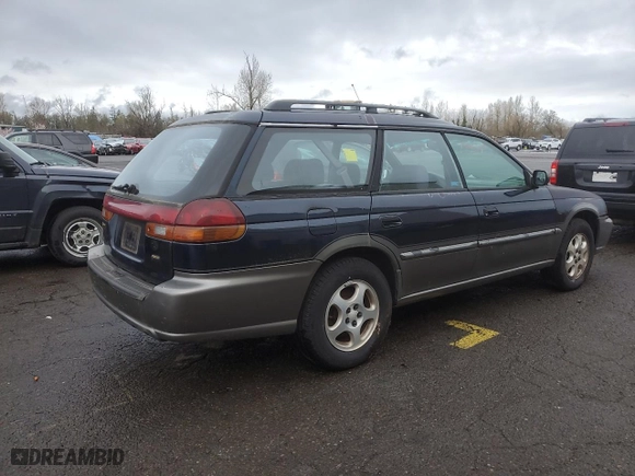 1998 Subaru Legacy Wagon Outback with VIN 4S3BG6855W7624058, listed as a Copart auction lot 45963265 with 220,541 mi miles and Salvage Title. Bid and sale history available at carsss.com. Image 3.