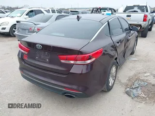 2017 Kia Optima LX with VIN 5XXGT4L37HG164861, listed as a IAAI auction lot 41624517 with 173,356 mi miles. Bid and sale history available at carsss.com. Image 4.
