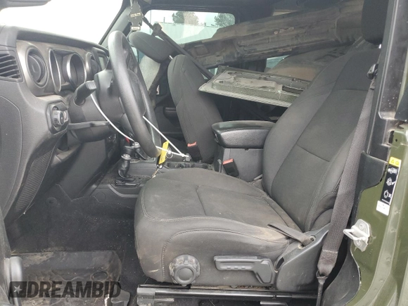 2021 Jeep Wrangler Sport with VIN 1C4GJXAN7MW535201, listed as a Copart auction lot 78378014 with 64,384 mi miles and Salvage Title. Bid and sale history available at DreamBid. Image 7.