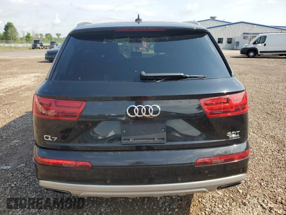 2017 Audi Q7 Premium with VIN WA1AAAF72HD021913, listed as a Copart auction lot 63260705 with 121,649 mi miles and Clean title. Bid and sale history available at DreamBid. Image 6.