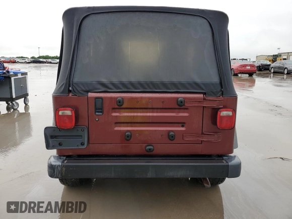2001 Jeep Wrangler SE with VIN 1J4FA29P71P361442, listed as a Copart auction lot 54950585 with 169,653 mi miles and Clean Title. Bid and sale history available at carsss.com. Image 6.
