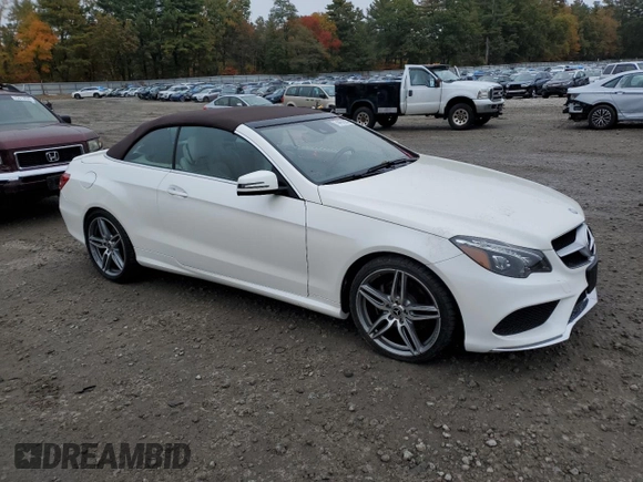 2016 Mercedes-Benz E 400 with VIN WDDKK6FF5GF331834, listed as a Copart auction lot 78031364 with 34,416 mi miles and Salvage Title. Bid and sale history available at DreamBid. Image 4.