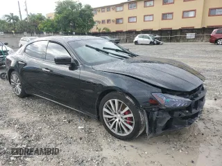 2016 Maserati Ghibli S with VIN ZAM57RSA9G1168795, listed as a Copart auction lot 56145895 with 77,864 mi miles and Salvage title. Bid and sale history available at DreamBid. Image 4.