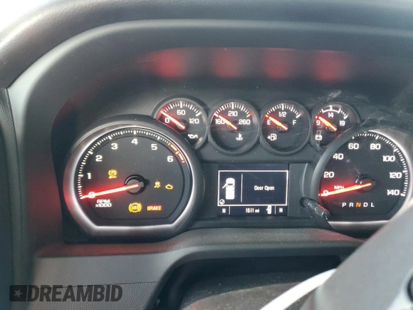 2024 Chevrolet Silverado 1500 with VIN 1GB0WLE79RF357732, listed as a Copart auction lot 89190405 with 1,511 mi miles and Salvage Title. Bid and sale history available at DreamBid. Image 9.