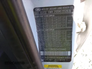 2013 Land Rover LR2 HSE Lux z VIN SALFT2BG5DH339442, wystawiony jako IAAI lot #42348872 z przebiegiem 131 043 mil mil oraz . Historia ofert i sprzedaży dostępna na DreamBid. Obrazek 9.