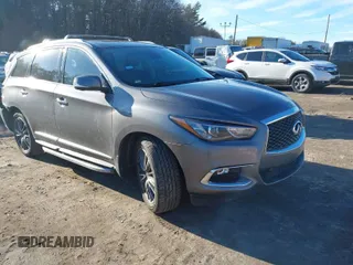 2017 Infiniti QX60 with VIN 5N1DL0MN2HC519510, listed as a IAAI auction lot 41705079 with 83,696 mi miles and . Bid and sale history available at DreamBid. Image 1.