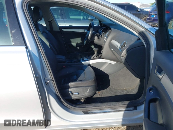 2013 Audi A4 Premium with VIN WAUBFAFL9DA161085, listed as a IAAI auction lot 41976939 with 184,536 mi miles and . Bid and sale history available at DreamBid. Image 5.