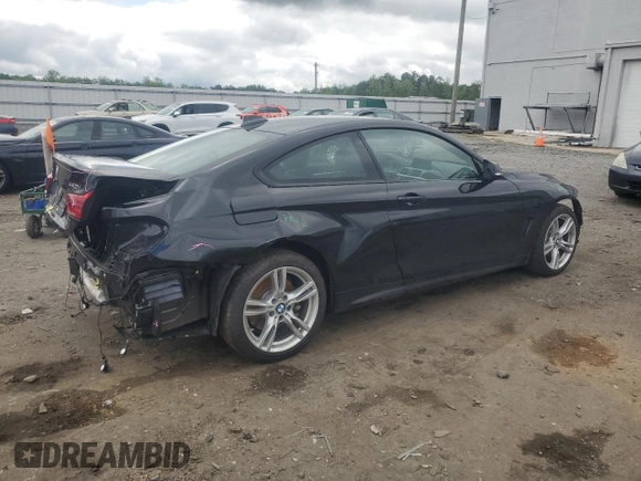 2019 BMW 4 Series 440i xDrive with VIN WBA4W9C52KAF94728, listed as a Copart auction lot 56696245 with 26,713 mi miles and Salvage title. Bid and sale history available at DreamBid. Image 3.