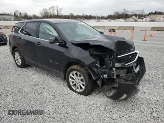 2019 Chevrolet Equinox LT with VIN 2GNAXUEV5K6283928, listed as a Copart auction lot 51648585 with 57,258 mi miles and Salvage Title. Bid and sale history available at carsss.com. Image 4.