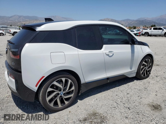 2017 BMW i3 with VIN WBY1Z8C51HV889551, listed as a Copart auction lot 57327875 with 65,437 mi miles and Salvage title. Bid and sale history available at DreamBid. Image 3.