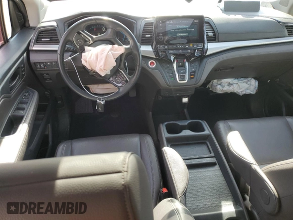 2019 Honda Odyssey EX-L with VIN 5FNRL6H75KB106578, listed as a Copart auction lot 86846304 with 38,769 mi miles and Salvage Title. Bid and sale history available at carsss.com. Image 8.