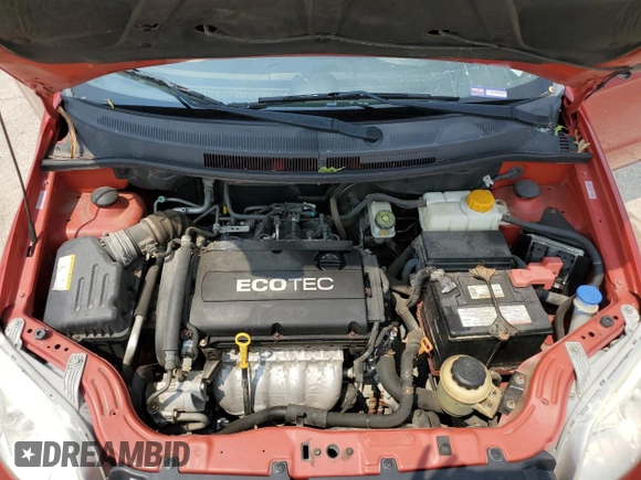 2011 Chevrolet Aveo 1LT with VIN KL1TD5DE7BB127640, listed as a Copart auction lot 59947945 with 110,238 mi miles and Salvage title. Bid and sale history available at DreamBid. Image 11.
