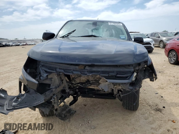 2021 Chevrolet Colorado 2WD LT with VIN 1GCGSCEN9M1291306, listed as a Copart auction lot 51780585 with 63,691 mi miles and Salvage Title. Bid and sale history available at DreamBid. Image 5.