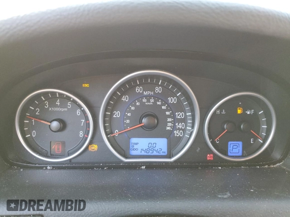 2011 Hyundai Veracruz GLS with VIN KM8NU4CC0BU152049, listed as a Copart auction lot 77946814 with 148,942 mi miles and Salvage title. Bid and sale history available at DreamBid. Image 9.