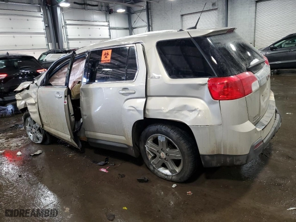 2012 GMC Terrain SLE-2 with VIN 2GKFLTEK6C6374853, listed as a Copart auction lot 45666845 with 0 mi miles and Salvage Title. Bid and sale history available at carsss.com. Image 2.