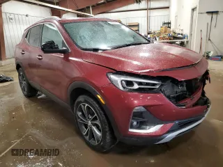 2022 Buick Encore GX Essence with VIN KL4MMGSLXNB028965, listed as a Copart auction lot 46574165 with 101,353 mi miles and Salvage title. Bid and sale history available at DreamBid. Image 4.