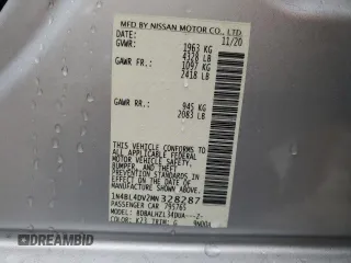 2021 Nissan Altima 2.5 SV with VIN 1N4BL4DV2MN328287, listed as a Copart auction lot 44202495 with 84,523 mi miles and Salvage Title. Bid and sale history available at carsss.com. Image 12.