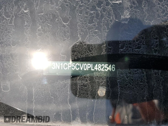 2023 Nissan Kicks SV with VIN 3N1CP5CV0PL482546, listed as a Copart auction lot 53935595 with 27,064 mi miles and Non Repairable. Bid and sale history available at carsss.com. Image 14.