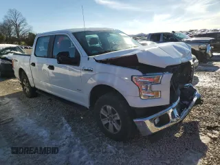 2017 Ford F-150 XL with VIN 1FTEW1EP1HFA40936, listed as a Copart auction lot 87836305 with 86,641 mi miles and Salvage Title. Bid and sale history available at carsss.com. Image 4.
