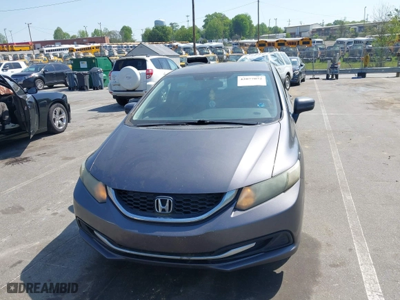 2015 Honda Civic Sedan LX with VIN 19XFB2F50FE095498, listed as a IAAI auction lot 42077072 with 211,682 mi miles. Bid and sale history available at carsss.com. Image 12.
