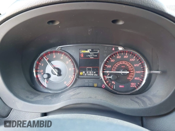 2015 Subaru WRX with VIN JF1VA1A64F9812603, listed as a IAAI auction lot 42012048 with 131,899 mi miles. Bid and sale history available at carsss.com. Image 7.