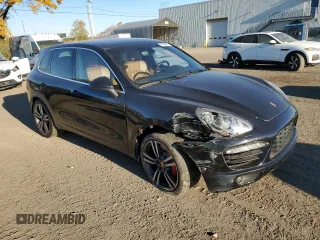 2012 Porsche Cayenne Turbo with VIN WP1AC2A26CLA82602, listed as a Copart auction lot 77752814 with 115,965 mi miles and Salvage title. Bid and sale history available at DreamBid. Image 4.