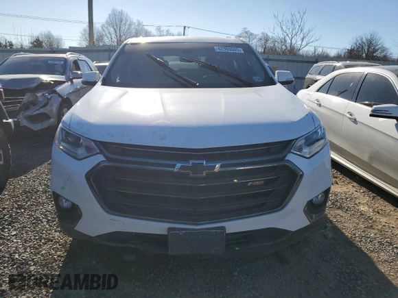 2019 Chevrolet Traverse RS with VIN 1GNEVJKW6KJ252144, listed as a Copart auction lot 42980605 with 94,045 mi miles and Salvage Title. Bid and sale history available at carsss.com. Image 5.