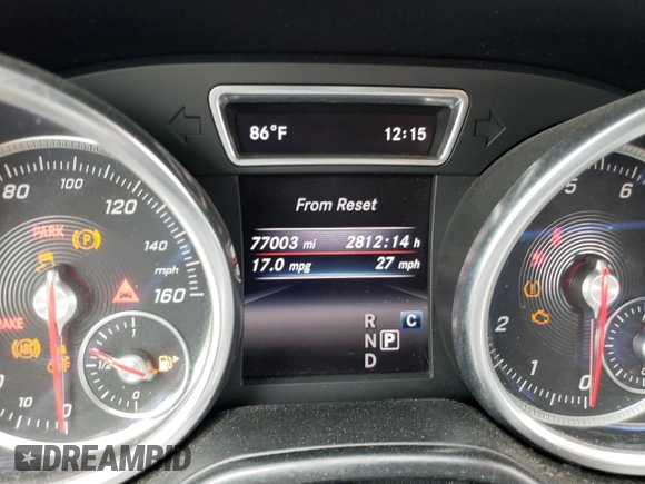 2019 Mercedes-Benz GLS with VIN 4JGDF6EE2KB226857, listed as a Copart auction lot 69193123 with 77,003 mi miles. Bid and sale history available at carsss.com. Image 9.