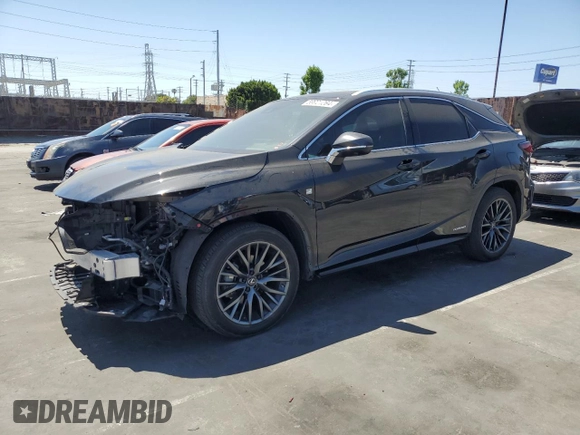 2022 Lexus RX with VIN 2T2YGMDA5NC076315, listed as a Copart auction lot 59921264 with 25,883 mi miles and Salvage Title. Bid and sale history available at carsss.com. Image 1.