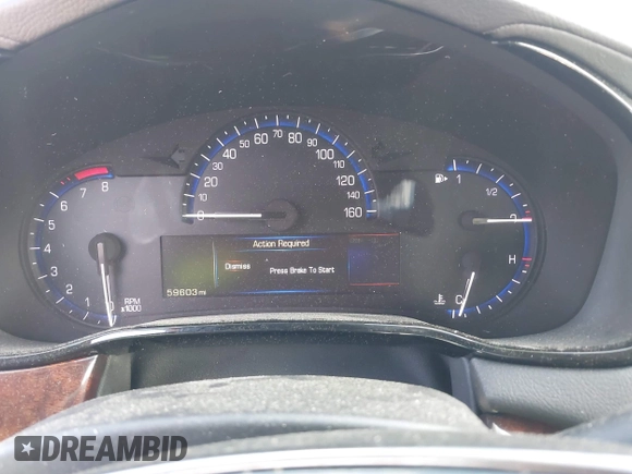 2014 Cadillac CTS RWD with VIN 1G6AP5SX9E0134183, listed as a IAAI auction lot 42190674 with 59,603 mi miles and . Bid and sale history available at DreamBid. Image 7.
