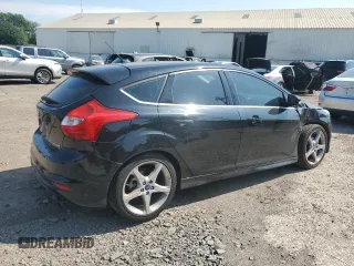 2014 Ford Focus Titanium with VIN 1FADP3N27EL251229, listed as a Copart auction lot 62201195 with 75,534 mi miles and Salvage title. Bid and sale history available at DreamBid. Image 3.