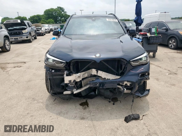 2023 BMW X5 sDrive40i with VIN 5UXCR4C07P9N48328, listed as a Copart auction lot 57619515 with 32,174 mi miles and Salvage title. Bid and sale history available at DreamBid. Image 5.
