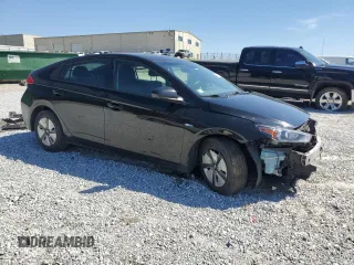 2017 Hyundai Ioniq Blue with VIN KMHC65LC5HU047877, listed as a Copart auction lot 50234285 with 131,058 mi miles and Salvage Title. Bid and sale history available at DreamBid. Image 4.