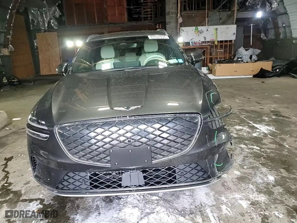 2024 Genesis Electrified GV70 Advanced with VIN 5NMMCET10RH003472, listed as a Copart auction lot 87037454 with 5,806 mi miles and Salvage Title. Bid and sale history available at carsss.com. Image 12.