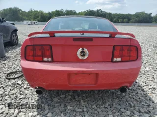 2007 Ford Mustang GT Deluxe with VIN 1ZVFT82H775333955, listed as a Copart auction lot 54376685 with 147,520 mi miles and Salvage Title. Bid and sale history available at carsss.com. Image 6.