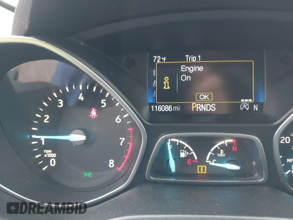2017 Ford Escape SE with VIN 1FMCU0GD3HUD07141, listed as a IAAI auction lot 42250771 with 116,086 mi miles and . Bid and sale history available at DreamBid. Image 7.