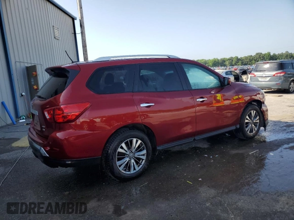 2018 Nissan Pathfinder SL with VIN 5N1DR2MM9JC668472, listed as a Copart auction lot 61376505 with 127,250 mi miles and Salvage title. Bid and sale history available at DreamBid. Image 3.