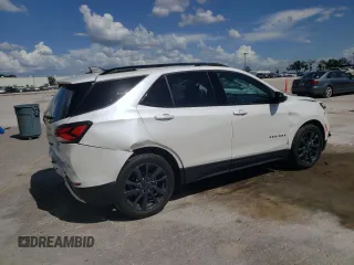 2022 Chevrolet Equinox RS with VIN 3GNAXMEV5NS245928, listed as a Copart auction lot 61642274 with 21,429 mi miles and Non Repairable. Bid and sale history available at DreamBid. Image 3.